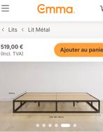 Lit Emma metal, Enlèvement ou Envoi, Neuf, Métal