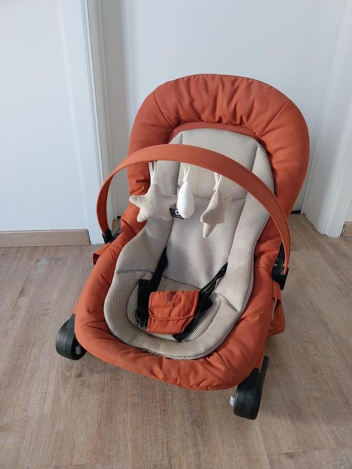 Sluggy ligstoel met 4 posities in goede staat, Kinderen en Baby's, Wipstoeltjes, Zo goed als nieuw, Wipstoel, Met gordel(s) of riempje(s)