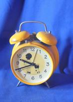 reveil mecanique 2 cloches fiep westendorp boitier jaune, Enlèvement ou Envoi