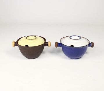 2 vintage keramische ovenschotels, Zaalberg, Nederland beschikbaar voor biedingen