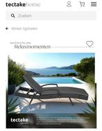 Tectake 2 x design ligstoel buiten, Ophalen, Zo goed als nieuw