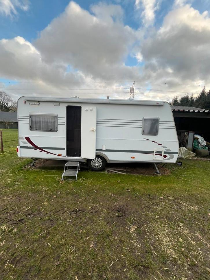 Caravan capron sunlight, Caravans en Kamperen, Caravans, Particulier, Sunlight, Luifel, Ophalen