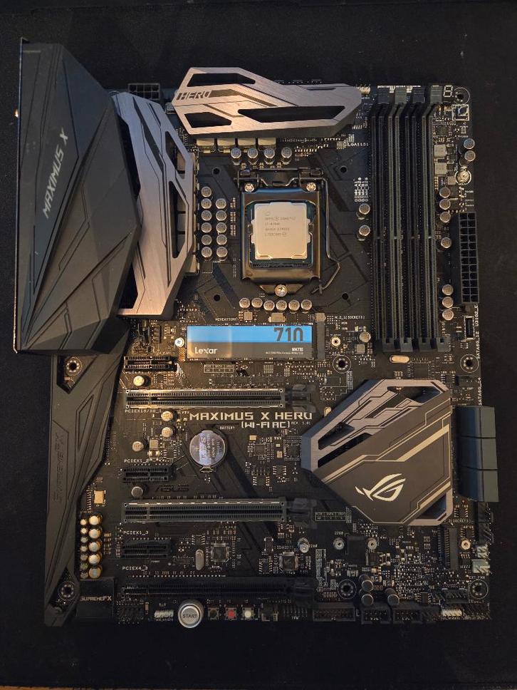 asus z370 + i7 8700k + ssd + win11 pro, Informatique & Logiciels, Cartes mères, Utilisé, Intel, DDR4, Enlèvement ou Envoi