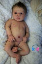 Baltic baby volledig siliconen baby van Angela Degner, Verzamelen, Ophalen of Verzenden, Zo goed als nieuw, Pop, Levensecht of Reborn