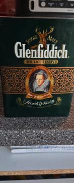 Glenfiddich heritage reserva scotch whisky mary queen, Verzamelen, Blikken, Ophalen of Verzenden, Zo goed als nieuw