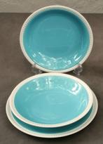 3 ASSIETTES BOCH –  DELTA BLEU – Boch La Louvière – DELTA, Antiek en Kunst, Ophalen of Verzenden