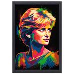 Princess Diana canvas + baklijst 50x70cm, Nieuw, Verzenden