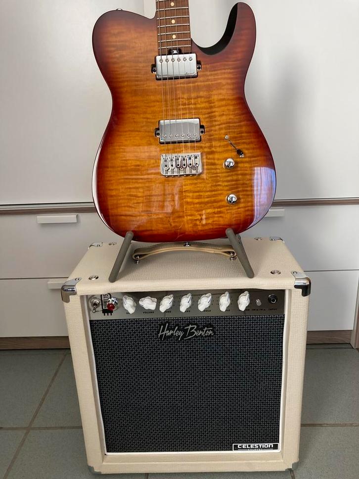 Guitare + Ampli + sans fil, Muziek en Instrumenten, Snaarinstrumenten | Gitaren | Elektrisch, Zo goed als nieuw, Ophalen