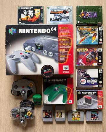 Nintendo 64-console + games  beschikbaar voor biedingen