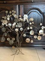 Vintage Metalen wandsculptuur Curtis Jere, Antiek en Kunst, Ophalen