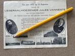 OUDSTRIJDER/VUURKRUISER 14-18 EH JULES VANNESTE BOEZINGE, Verzamelen, Ophalen of Verzenden, Bidprentje