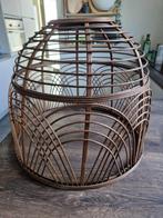 Donkerbruine bamboe-lampenkap, Ophalen, Nieuw, 50 cm of meer, Bruin