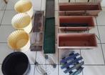 PLANTENSTEUNEN, pothoezen, 3 hangers enz... 6€, Ophalen, Tuin, Kunststof, Gebruikt
