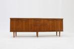 Vintage Mid century groot dressoir sideboard jaren 60 teak, Huis en Inrichting, Ophalen, Gebruikt, 200 cm of meer, Met deur(en)
