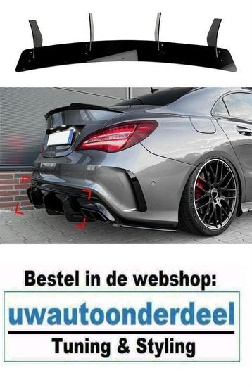 Diffuser Hoogglans Zwart Voor MB C117 X117 CLA 45 AMG FACELI beschikbaar voor biedingen