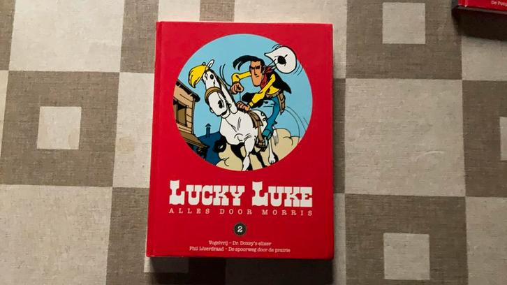 Lucky Luke.- alles door Morris deel 2, Boeken, Stripverhalen, Zo goed als nieuw, Ophalen of Verzenden