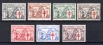 394/400 MNH 1934 - Ridder met Tuberculosekruis in wapenschil, Postzegels en Munten, Ophalen of Verzenden, Postfris, Postfris