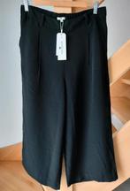 Nieuwe driekwart of enkelbroek. Tom Tailor. 40. Losse brede, Kleding | Dames, Broeken en Pantalons, Maat 38/40 (M), Zwart, Nieuw