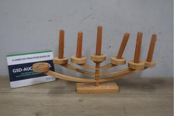 Vintage Scandinavische Kandelaar beschikbaar voor biedingen