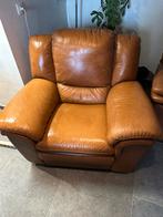 Fauteuil en cuir poltronesofa, Ophalen, Zo goed als nieuw, Leer