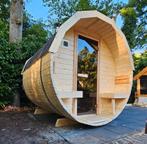 2,5M Barrel Sauna Gratis Levering en Plaatsing, Ophalen of Verzenden, Zo goed als nieuw