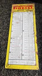 Pirelli metalen reclame 1968, Verzamelen, Merken en Reclamevoorwerpen, Ophalen of Verzenden