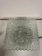 Plafong-wandlamp met bubbelglas van Hustadt Leuchten, 1950, Ophalen of Verzenden, Glas