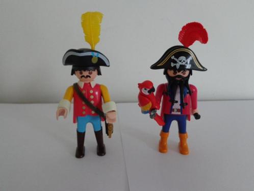 Playmobil Pirates - Lot de 2 capitaines - vintage, Enfants & Bébés, Jouets | Playmobil, Comme neuf, Ensemble complet, Enlèvement ou Envoi