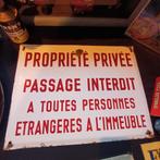 Geëmailleerde plaat, Ophalen of Verzenden, Verpakking