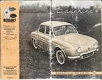 Renault Dauphine - manuel - 1958, Autos : Divers, Modes d'emploi & Notices d'utilisation, Enlèvement ou Envoi