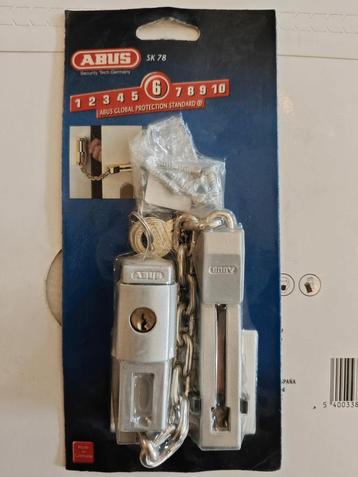 ABUS SK78 sleutelhanger zilverkleurig. beschikbaar voor biedingen
