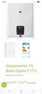 Opalia doorstromer F17, Doe-het-zelf en Bouw, Chauffageketels en Boilers, Ophalen, Zo goed als nieuw, Boiler