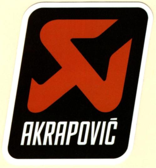 Akrapovic sticker #10, Motos, Accessoires | Autocollants, Envoi