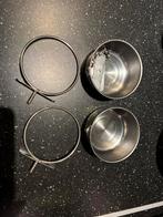 Voeder of drinkbakjes volière, Ophalen of Verzenden, Gebruikt, Aluminium, Volière