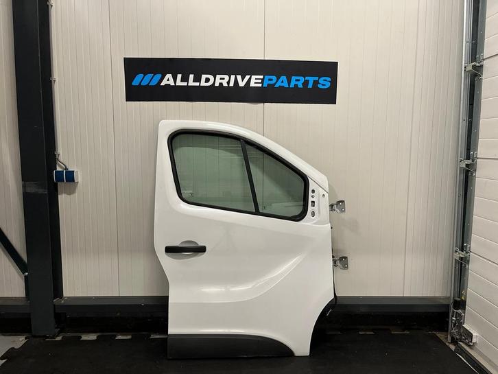 Renault Trafic Opel Vivaro Voorportier rechts wit 801003523R, Auto-onderdelen, Carrosserie, Deur, Voor, Rechts, Gebruikt, Ophalen of Verzenden
