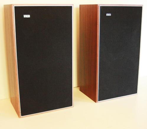 Philips SA5426 Luidsprekers / 1972 / Made In Holland, Audio, Tv en Foto, Luidsprekerboxen, Zo goed als nieuw, Front, Rear of Stereo speakers