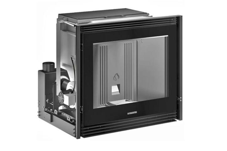 pelletkachel inbouw cassette Piazzetta - perfecte staat, Huis en Inrichting, Kachels, Gebruikt, Inbouw, Pelletkachel, Hout, Ophalen