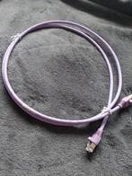 Ethernet kabel cat 7 purple, Computers en Software, Pc- en Netwerkkabels, Nieuw, Ophalen