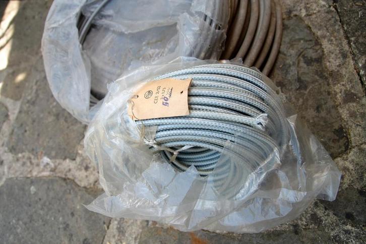 50 meter textielaansluitkabel 3 x 0.75, Doe-het-zelf en Bouw, Elektriciteit en Kabels, Nieuw, Kabel of Snoer, Ophalen of Verzenden