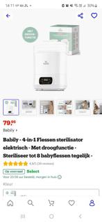 Babily sterilisator, Kinderen en Baby's, Ophalen, Zo goed als nieuw, Sterilisator