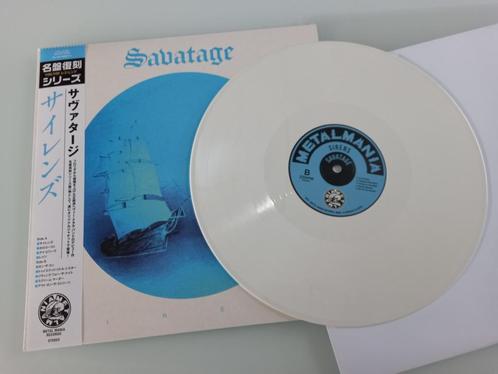 Savatage Sirens WHITE vinyl OBI US metal, Cd's en Dvd's, Vinyl | Hardrock en Metal, Zo goed als nieuw, Ophalen of Verzenden