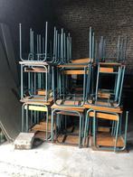 set van 27 vintage MULLCA schooltafels uit de jaren 1950/60, Ophalen