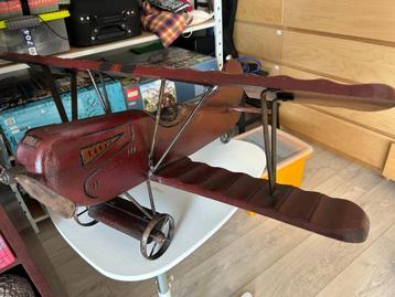 houten vliegtuig - dubbeldekker - antiek en vintage, Enlèvement