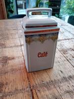 Vintage Franse porseleinen voorraad pot, Ophalen