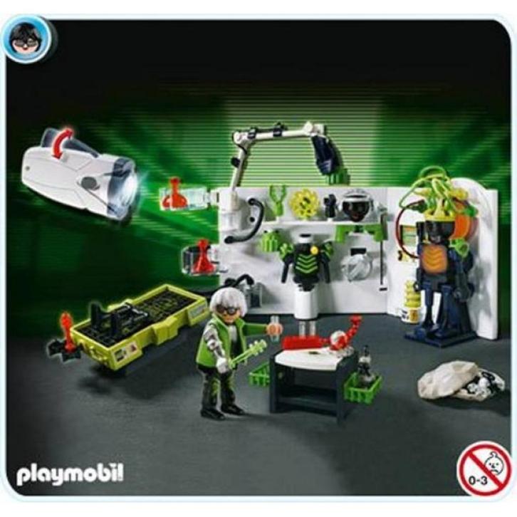 Playmobil Top Agents Robo-Gangster Laboratorium – Set 4880, Kinderen en Baby's, Speelgoed | Playmobil, Zo goed als nieuw, Complete set