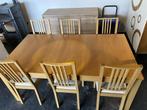 Table avec allonges, Comme neuf, Enlèvement, 50 à 100 cm, Rectangulaire