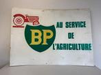 BP tractor oud reclamebord, Verzamelen, Merken en Reclamevoorwerpen, Ophalen of Verzenden, Gebruikt, Reclamebord