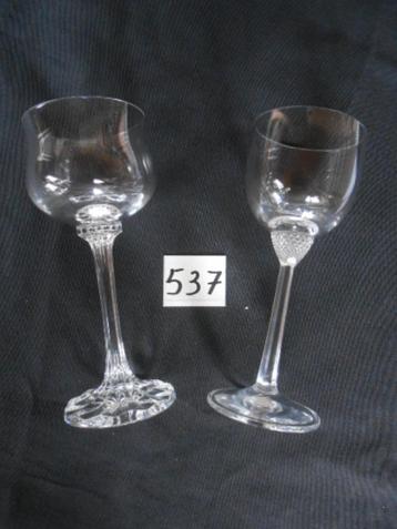 Villeroy & Boch glazen glas kristal 2 verschillende beschikbaar voor biedingen