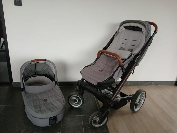 Mutsy I2 buggy - heritage concrete + accessoires, Enfants & Bébés, Buggys, Utilisé, Autres marques, Protection de pluie, Dossier réglable