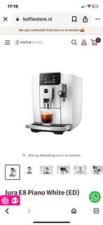JURA E8 (EB) piano white, Elektronische apparatuur, Ophalen, Koffiebonen